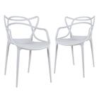 Kit - 2 X Cadeiras Allegra - Cinza Claro