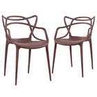 Kit - 2 X Cadeiras Allegra - Marrom