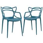 Kit - 2 X Cadeiras Allegra - Turquesa