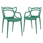 Kit - 2 X Cadeiras Allegra - Verde Escuro