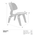 Kit - 2 X Cadeiras Charles Eames Lcw - Poltrona Lounge - Made