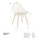 Kit - 2 X Cadeiras Clarice - Cleo - Nude