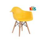 Kit - 2 X Cadeiras Eames Junior Com Apoios De Braços - Infant