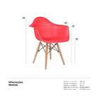 Kit - 2 X Cadeiras Eames Junior Com Apoios De Braços - Infant