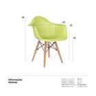 Kit - 2 X Cadeiras Eames Junior Com Apoios De Braços - Infant