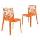 Kit - 2 X Cadeiras Gruvyer - Laranja