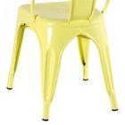 Kit - 2 X Cadeiras Iron Tolix - Amarelo Light