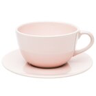 Kit 2 Xícaras Com Pires Unni Milenial Oxford® Cerâmica 200ml