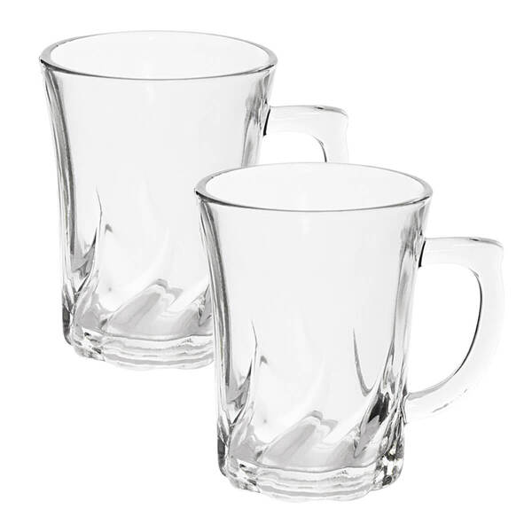 Kit 2 Xícaras De Vidro 170ml Costa Café Expresso