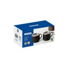 Kit 2 Xícaras Para Café Tramontina Em Aço Inox Preto 80 Ml