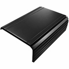 Kit 2un Esteira Reta Flexível Para Braço Sofá Preto.