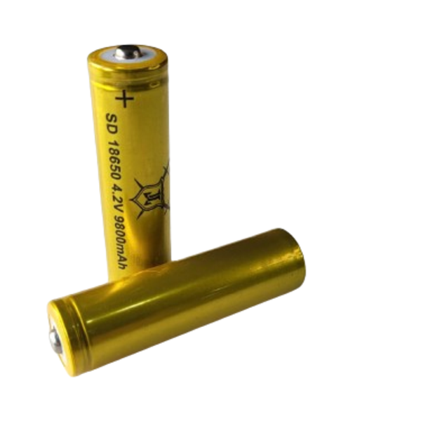 Kit 2x Bateria Lanterna 18650 Sd18650 Sd 9800mah 4.2v Li-ion