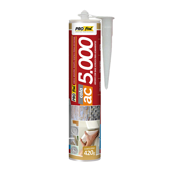 Kit 2x Cola Para Gesso 3d Ac5000 420g