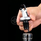 Kit 2x Galheteiro De Vidro E Aço Inoxidável 200ml Porta Azeit