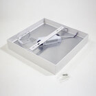 Kit 2x Painel Plafon Led 8w Luminária Sobrepor 9x9cm Branco F