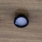 Kit 2x Spot Led Embutir Alua Redondo Preto 2w 3000k Irc80 Nor