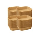 Kit 300 Formas Papel P/ Airfryer Forro Antiaderente Quadrada