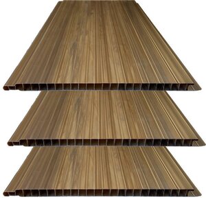 Foto de Kit 300m² Forro De Pvc 10mmx20cmx3m Imbuia