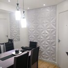 Kit 30  placas em pvc poliestireno revestimento 3d teto e par