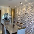 Kit 30  placas em pvc poliestireno revestimento 3d teto e par