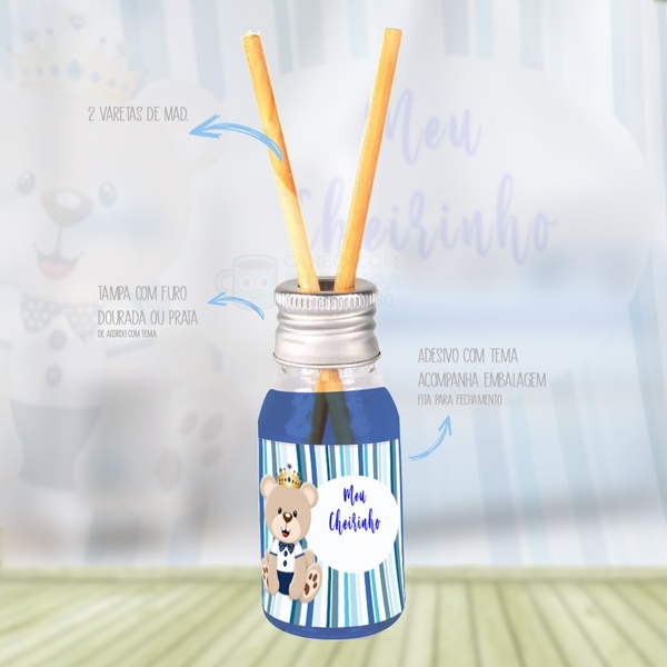Kit 30 Aromatizador Lembrancinha Maternidade Ursinho2