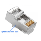 Kit 30 Conector Blindado Rj45 Cristal 8p8c Cat6