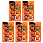 Kit 30 Fita Isolante Foxlux Pvc Antichamas 5mx19mm Colorida