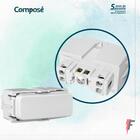 Kit 30 Modulo Interruptor Simples 10a Compose Weg