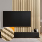 Kit 30 Painel Ripado Prime Madeira Pvc Maranta Cerrado 2,9m X