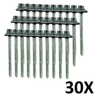 Kit 30 Parafuso Para Telha Com Arruelas 5/16''x180 Mm