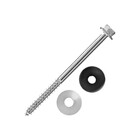 Kit 30 Parafuso Para Telha Com Arruelas 5/16''x180 Mm