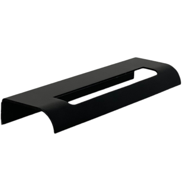 Kit 30 Puxadores Para Móveis Thin Reto Alumínio Preto 125mm A