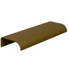 Kit 30 Puxadores Para Móveis Wave Reto Alumínio Ouro 125mm Al