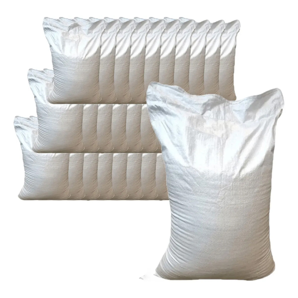 Kit 30 Saco Ráfia Entulho Construção Reciclagem 80x45cm 25kg