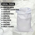 Kit 30 Saco Ráfia Entulho Construção Reciclagem 80x45cm 25kg