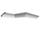 Kit 30m Linear Roda Teto Perfil De Poliestireno A7   Branco