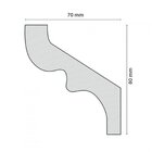 Kit 30m Linear Roda Teto Perfil De Poliestireno S80   Branco