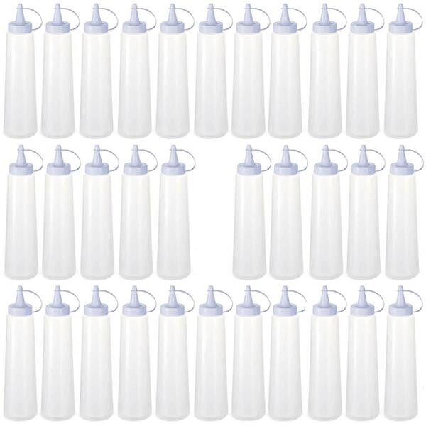 Kit 32 Bisnagas Plásticas Grandes 400ml Maionese Ketchup Most