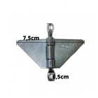 Kit 32 Borboleta Zincada + 32 Levantador Janela Zincado