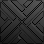 Kit 32 Placas 3d Pvc Preto Decoração Revestimento Premium De