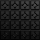 Kit 32 Placas 3d Pvc Preto Decoração Revestimento Premium De