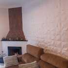 Kit 32 placas em pvc poliestireno revestimento 3d teto e pare