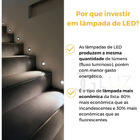 Kit 34 Balizador Embutido De Solo Led 1w Deck Jardim Piso - C