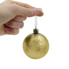 Kit 36 Bolas Natalinas Enfeite Árvore De Natal 6cm Dourado