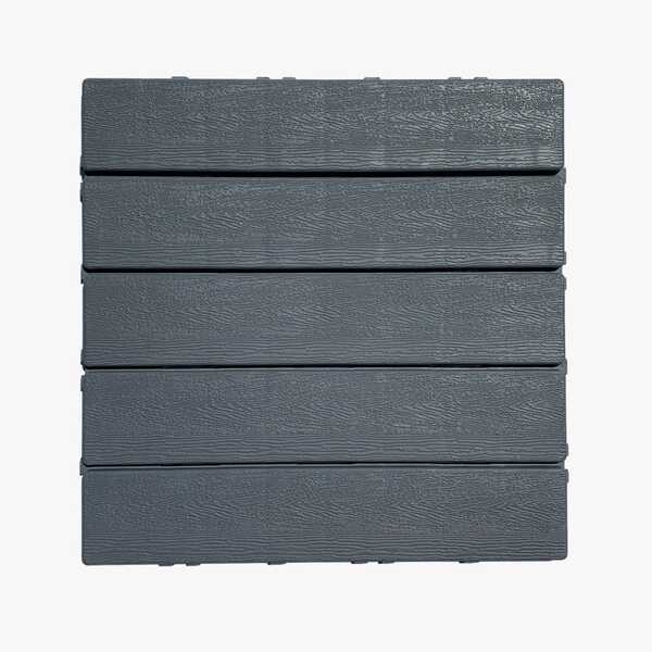 Kit 36 Decks Madeira Plástico Encaixe Modular Piscina Sacada