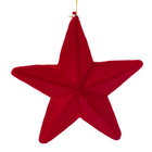 Kit 36 Enfeites de Natal Clássico Vermelho e Branco para Árvore de 120cm