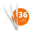 Kit - 36 Facas Para Churrasco Luxo Laguna Em Aço Inox Fitop -