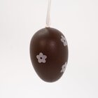 Kit 36 Ovos De Páscoa Enfeitado Com Flores Pendentes Decorati