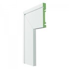 Kit 36m Linear Guarnição Mdf 1003 15mmx10cm Branco