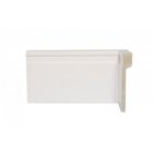 Kit 36m Linear Rodapé De Poliestireno Frisado 12cmx2,40m Bran